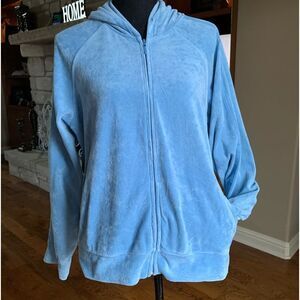 Pro Spirit Light Blue Velour‎ Track Jacket